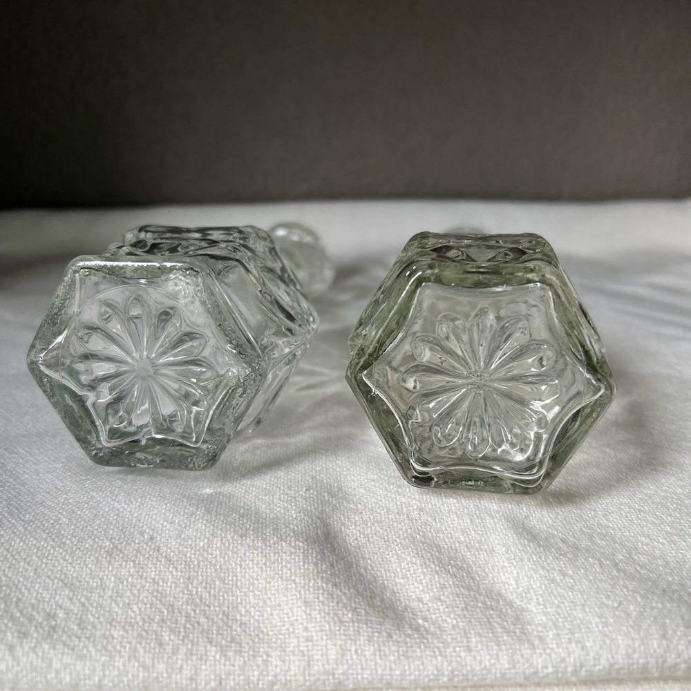 vintage Anchor Hocking Star of David oil or vinegar cruet. - Picture 3 of 6